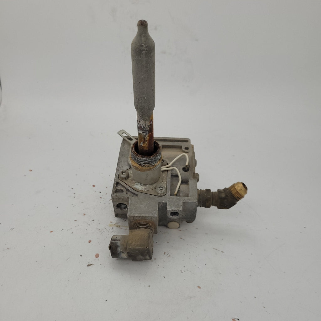 Used Gas Valve Atwood No. MPD - 91043 (White - Rodgers Model No. 37C14U - 5) - Young Farts RV Parts