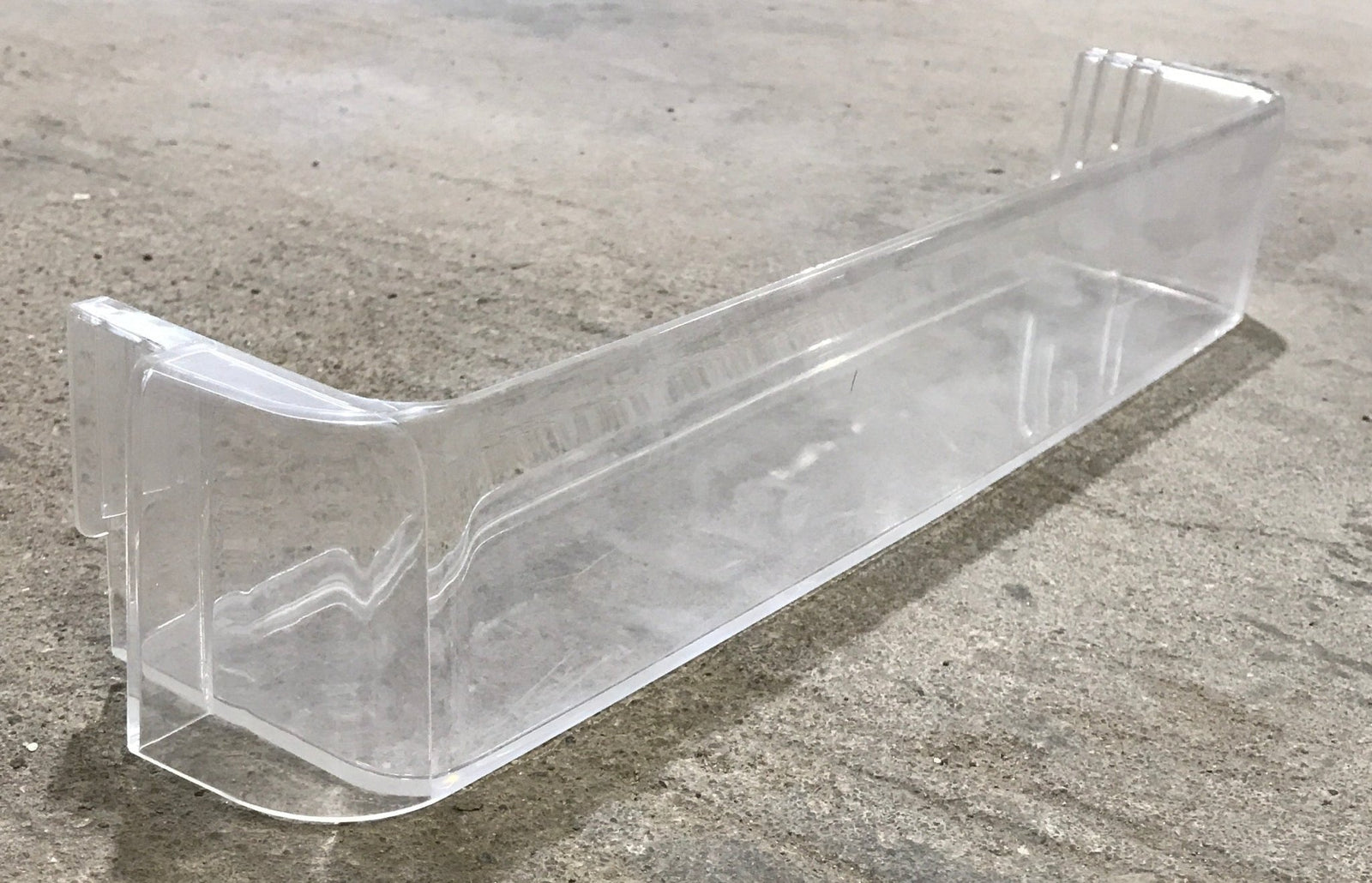 Used G&E Appliance Fridge Bottom Door Bin (CLEAR) - WR71X32547 - Young Farts RV Parts