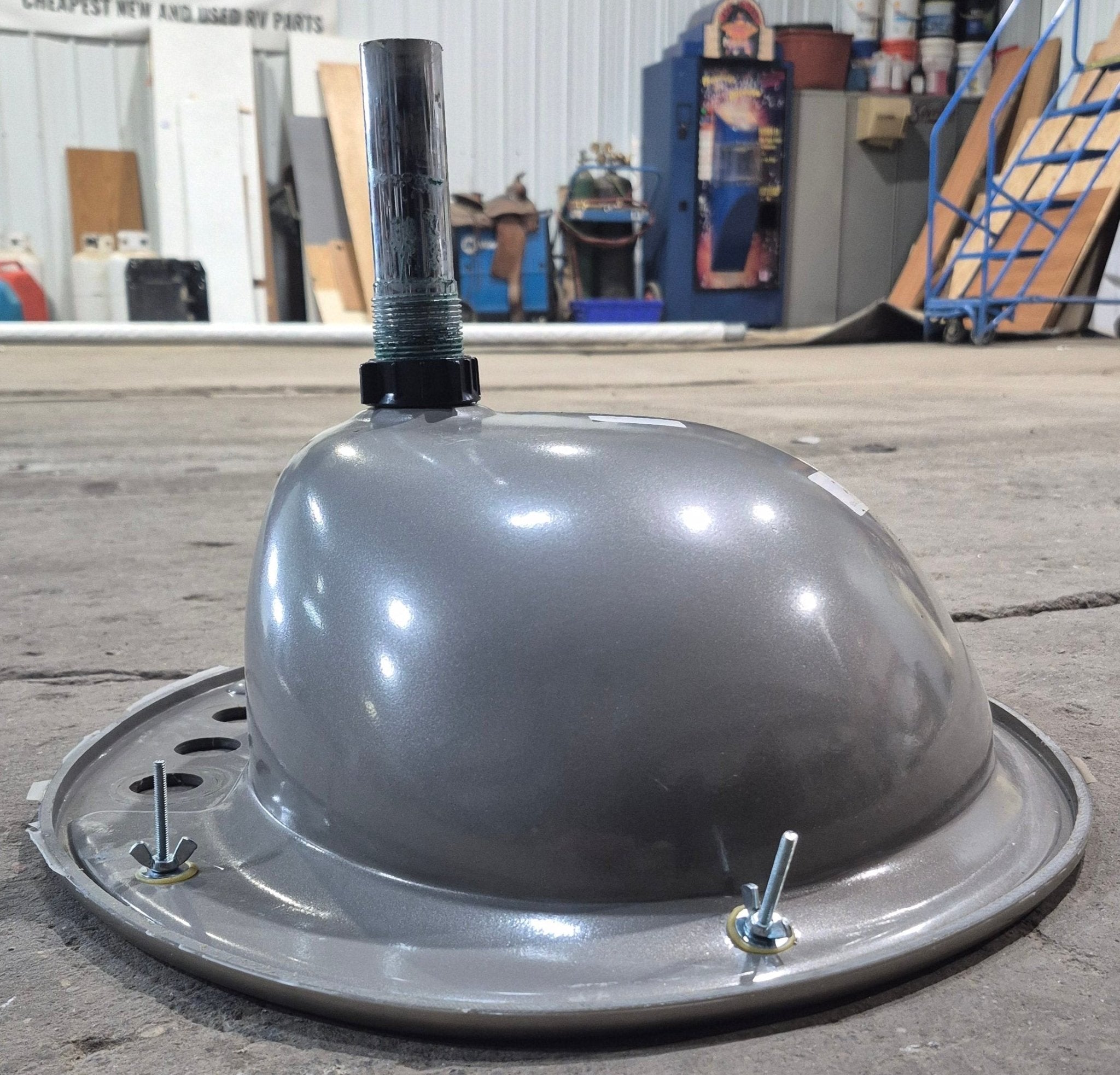 Used Grey Bathroom Sink 19 1/4" x 16 1/4" - Young Farts RV Parts