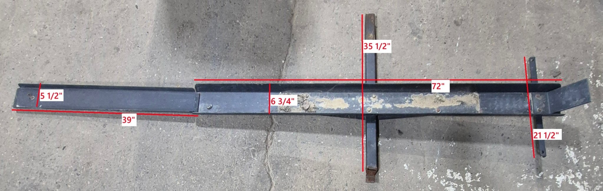 Used Hitch Mount Motorcycle Rack with Ramp Extension - Young Farts RV Parts