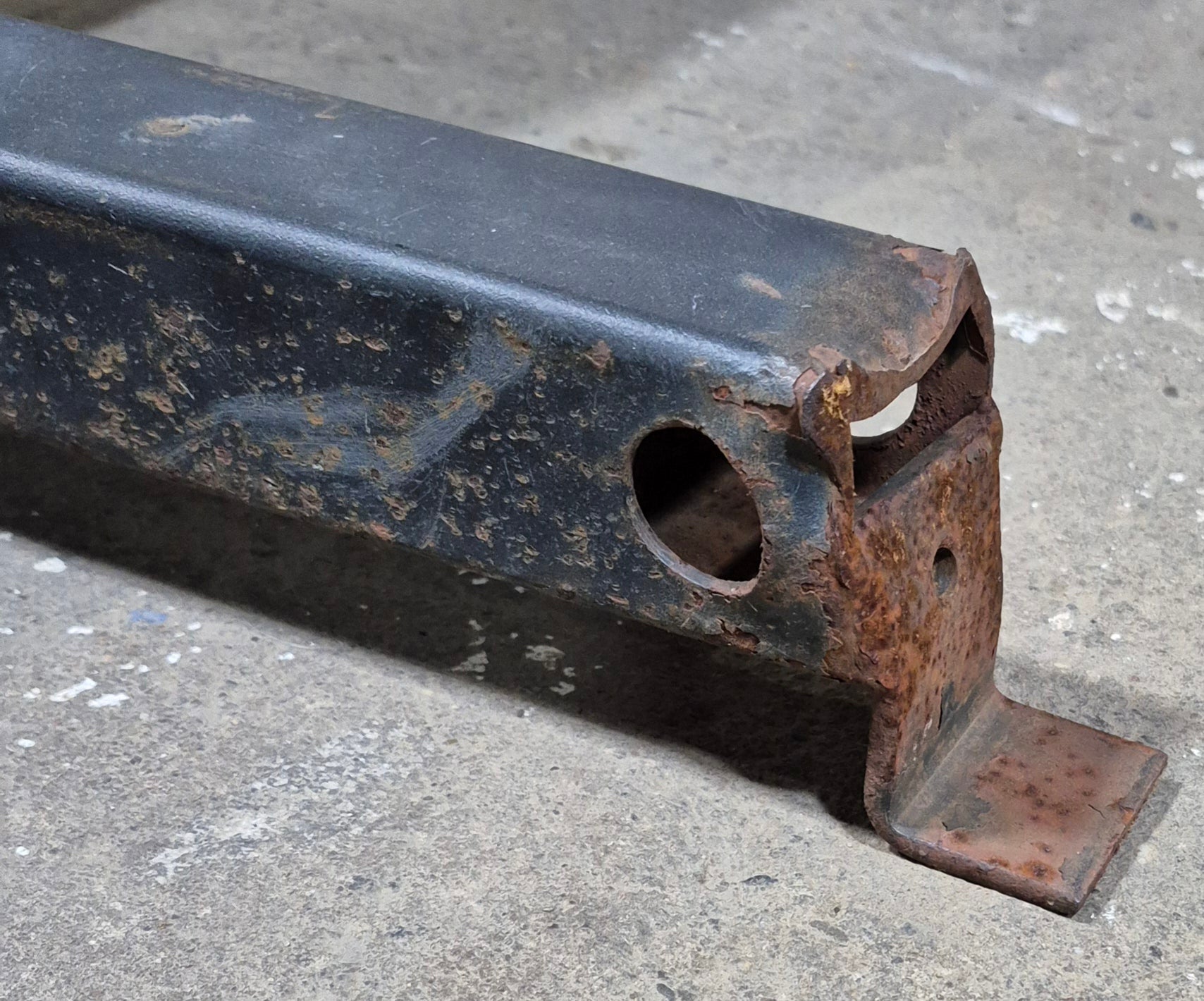 Used Hitch Mount Motorcycle Rack with Ramp Extension - Young Farts RV Parts