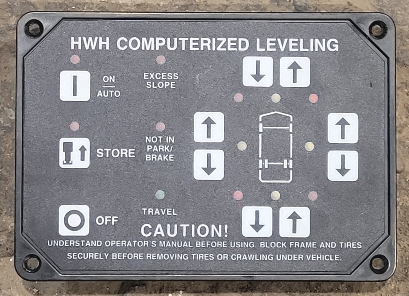 Used HWH Touch Panel Relay System - Hydraulic Leveling Only - RAP1002 - Young Farts RV Parts