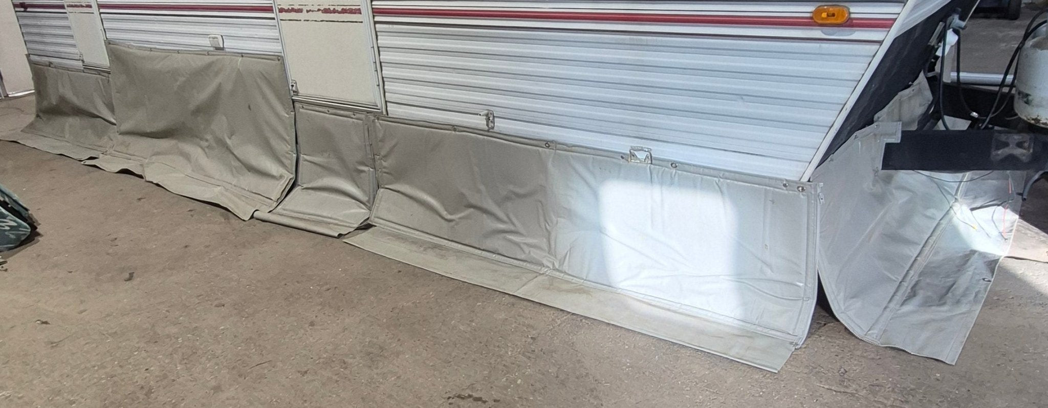 Used Insulated Weather Skirting - 26' x 8' - Young Farts RV Parts