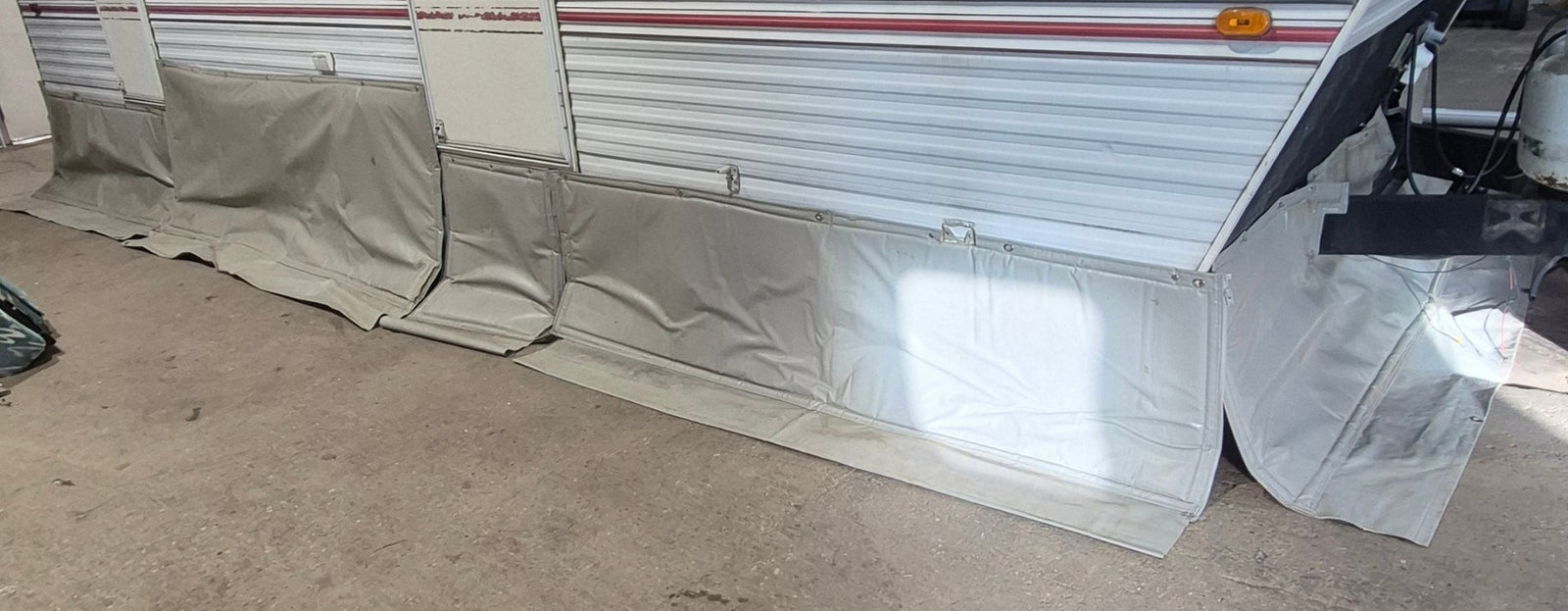 Used Insulated Weather Skirting - 26' x 8' - Young Farts RV Parts