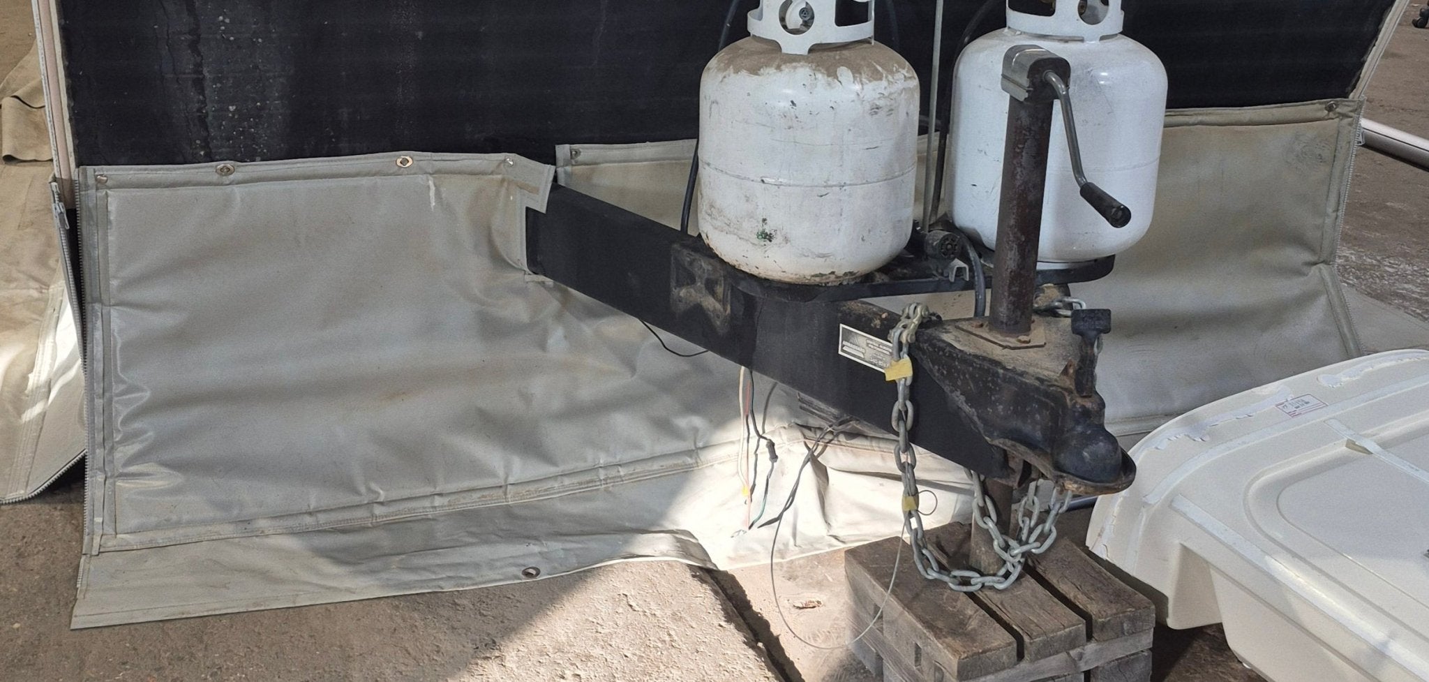 Used Insulated Weather Skirting - 26' x 8' - Young Farts RV Parts