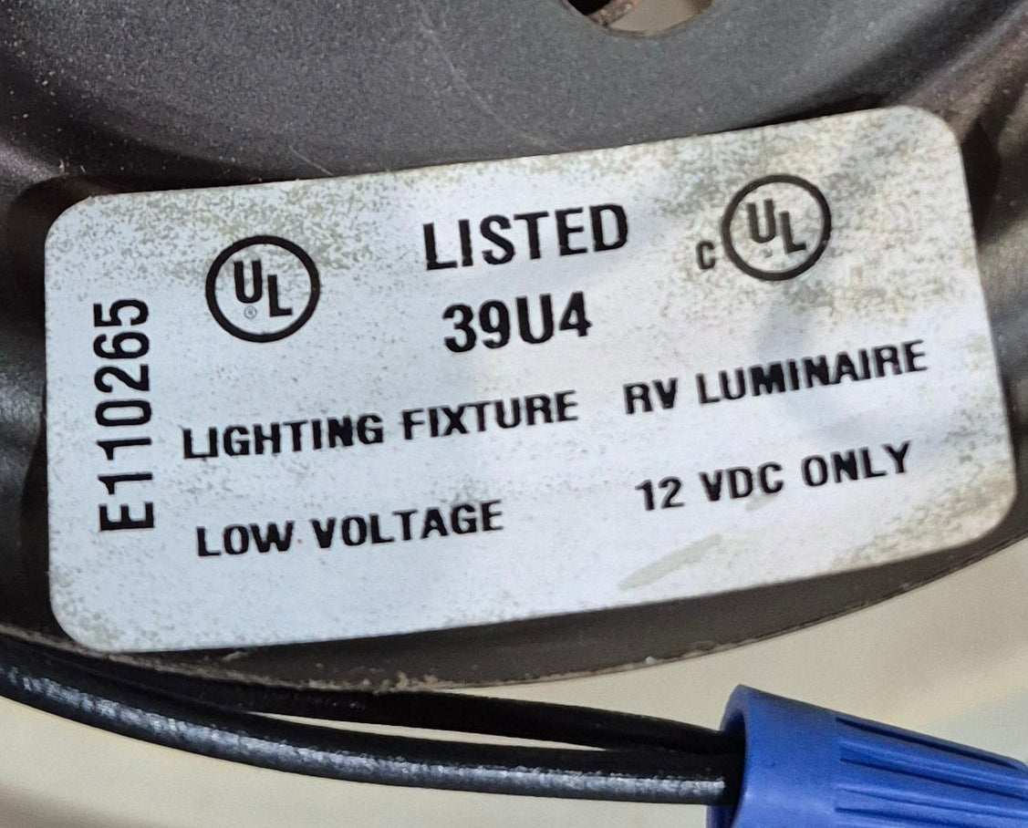 Used Interior Ceiling Mount Light Fixture - Young Farts RV Parts