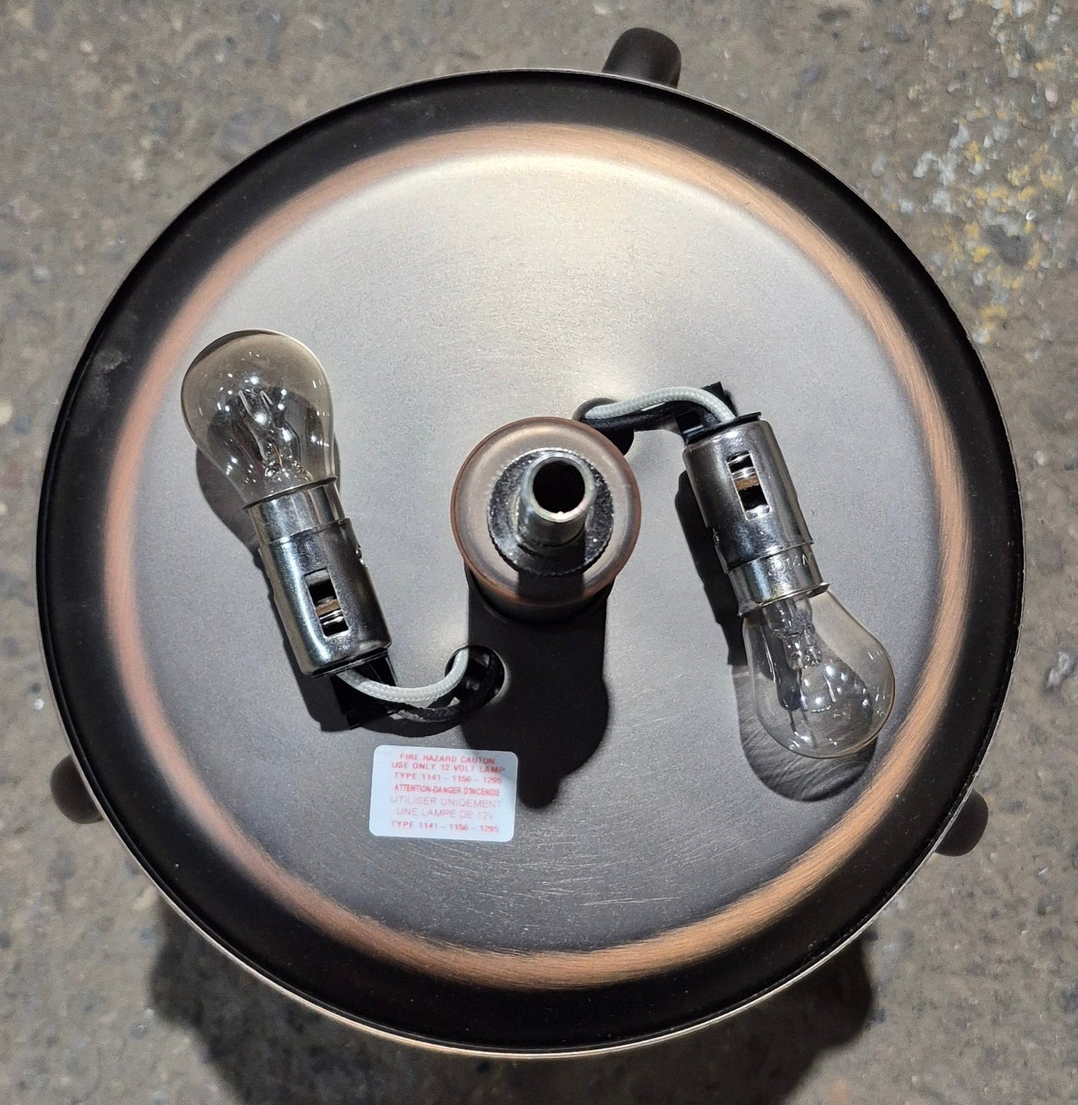 Used Interior Ceiling Mount Light Fixture - Young Farts RV Parts