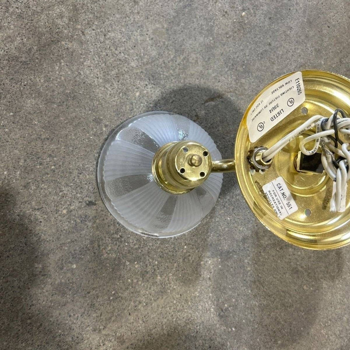 Used Interior Ceiling Mount Light Fixture, With Switch - E110265 - Young Farts RV Parts
