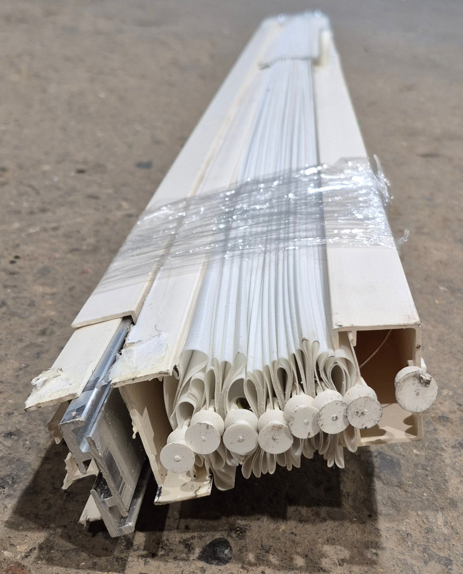 Used Interior Fabric Folding Door 53" W x 57" H x 1 3/4" D - Young Farts RV Parts