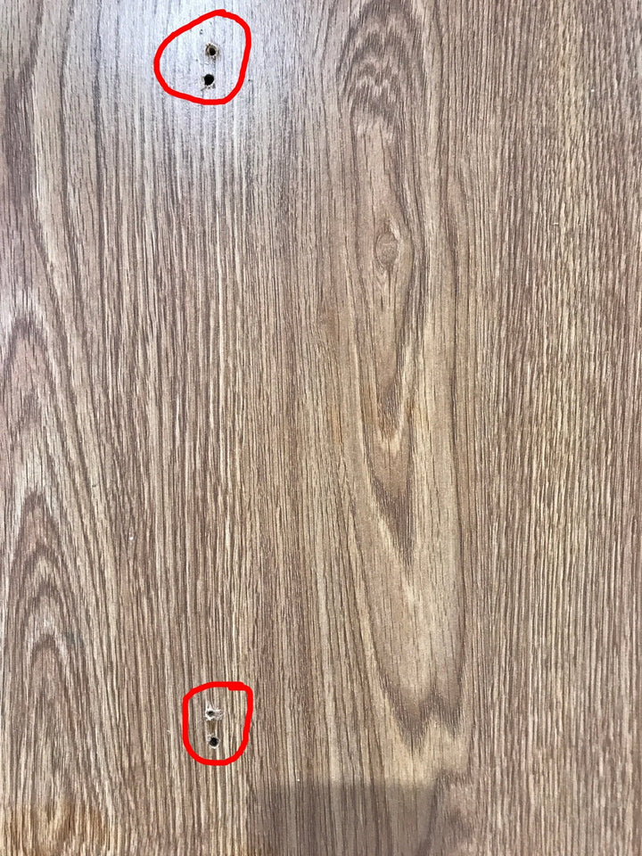 Used Interior Wooden Door 22 3/4" W x 73 1/2" H x 3/4" D - Young Farts RV Parts