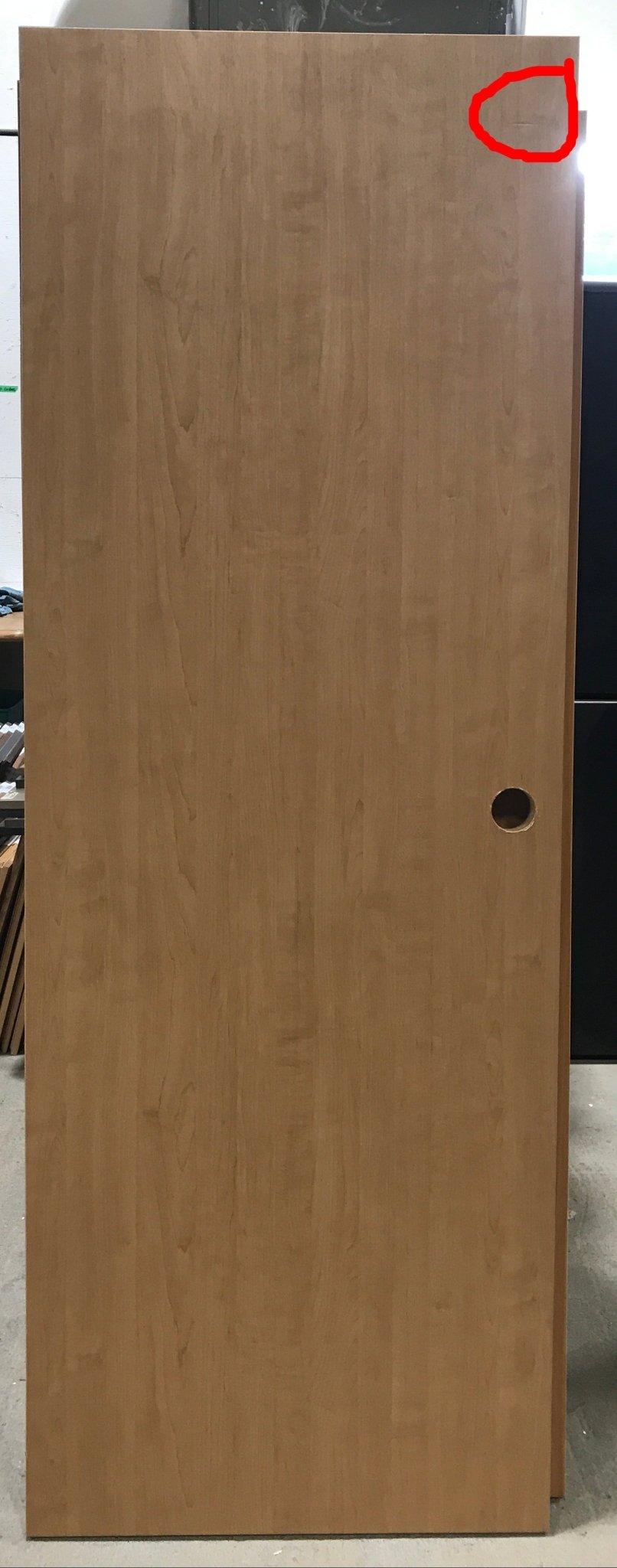 Used Interior Wooden Door 24" W X 72" H X 1 1/4" D - Young Farts RV Parts