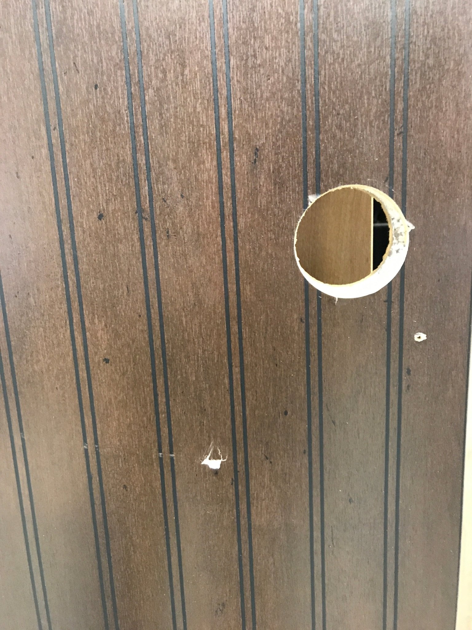 Used Interior Wooden Door 24" W X 74" H X 1 1/4" D - Young Farts RV Parts