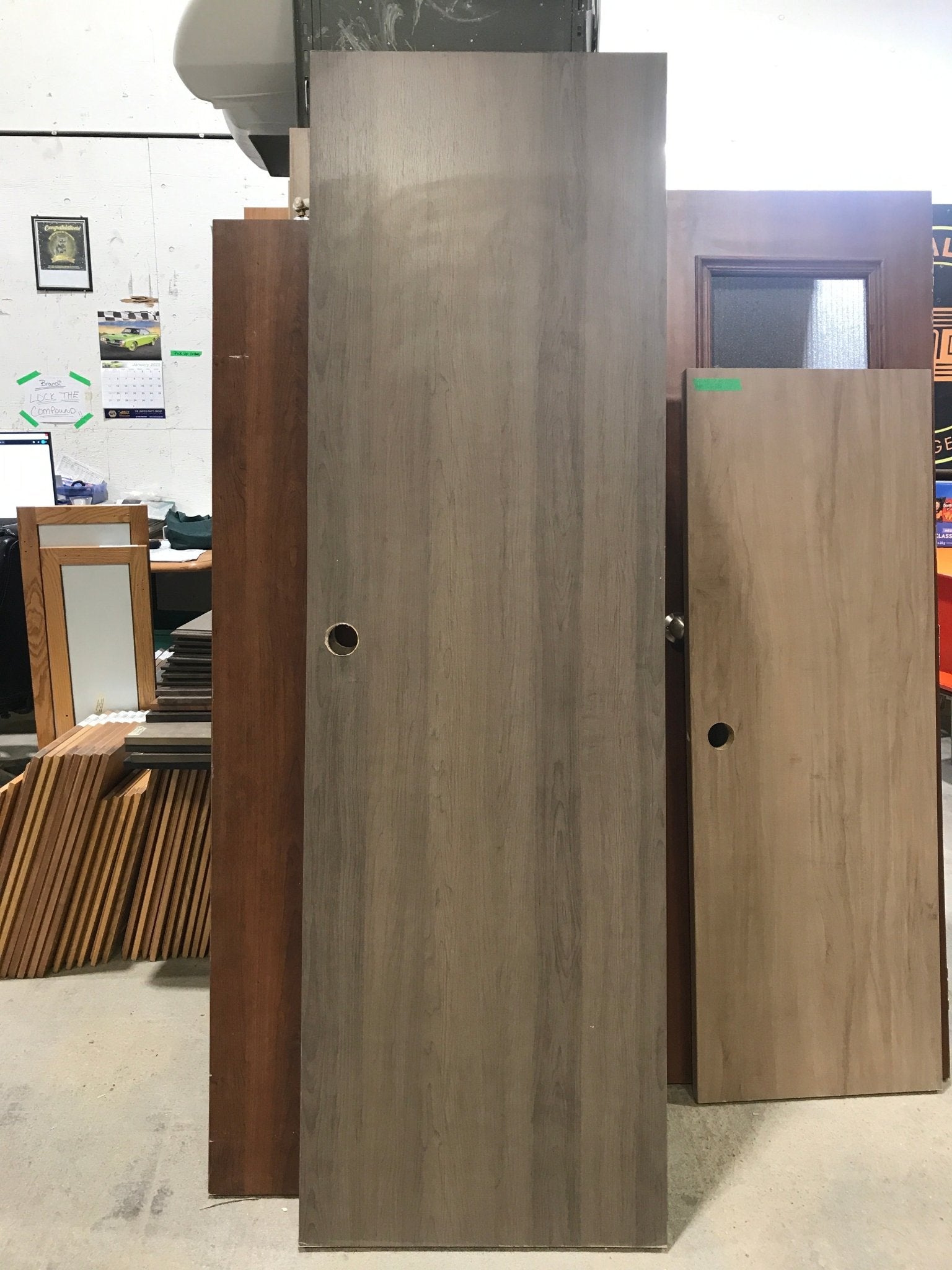 Used Interior Wooden Door 24" W X 78" H X 1 1/4" D - Young Farts RV Parts