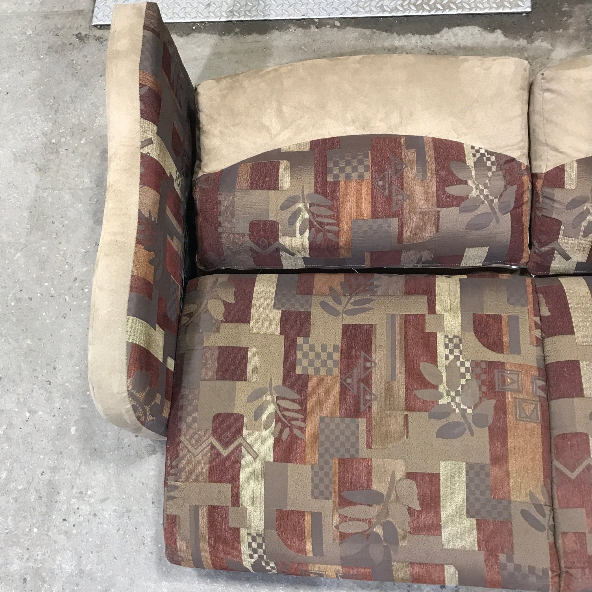 Used Jackknife RV Sofa 62” x 39” - Young Farts RV Parts