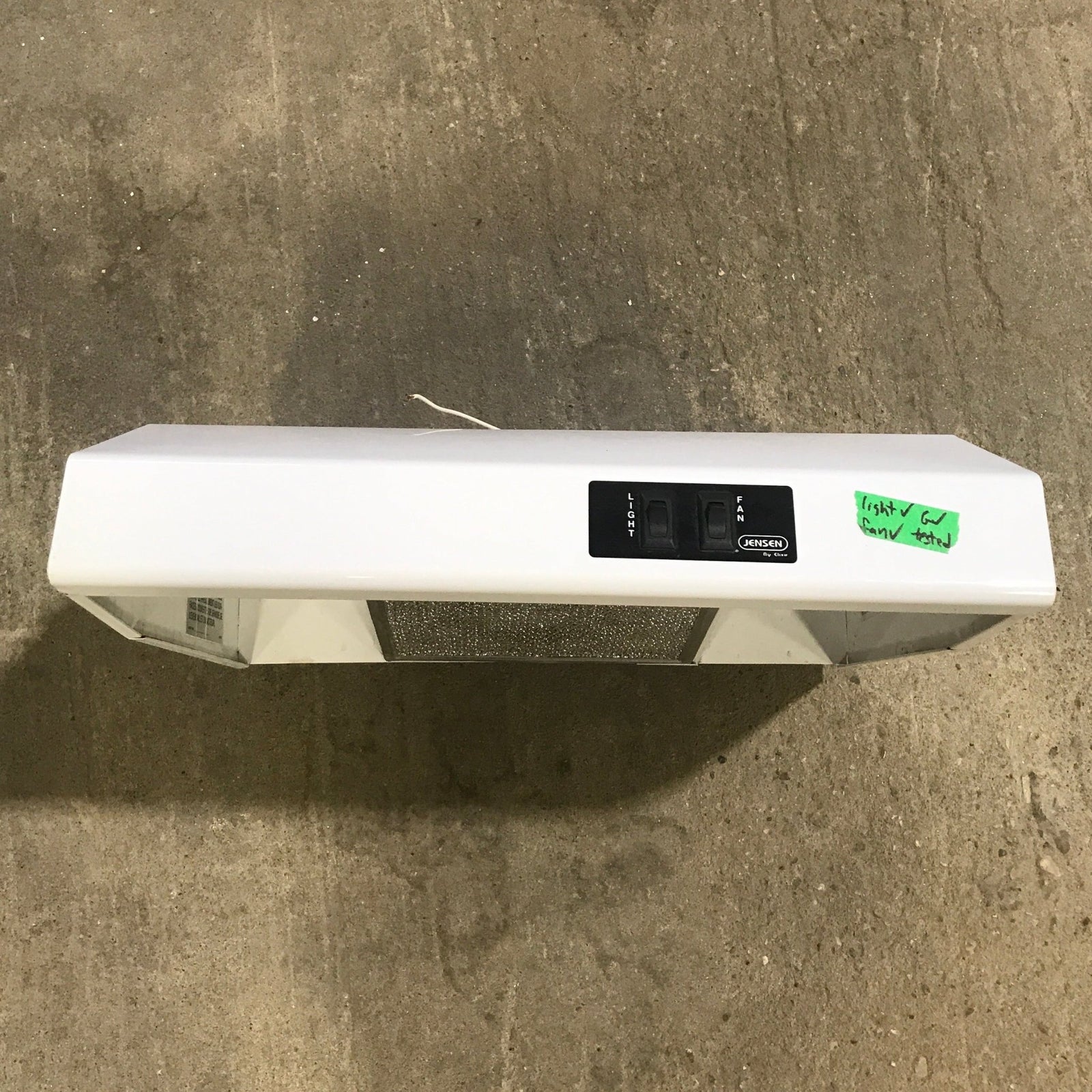 Used Jensen RV Range Hood Fan - R0522500 - Young Farts RV Parts