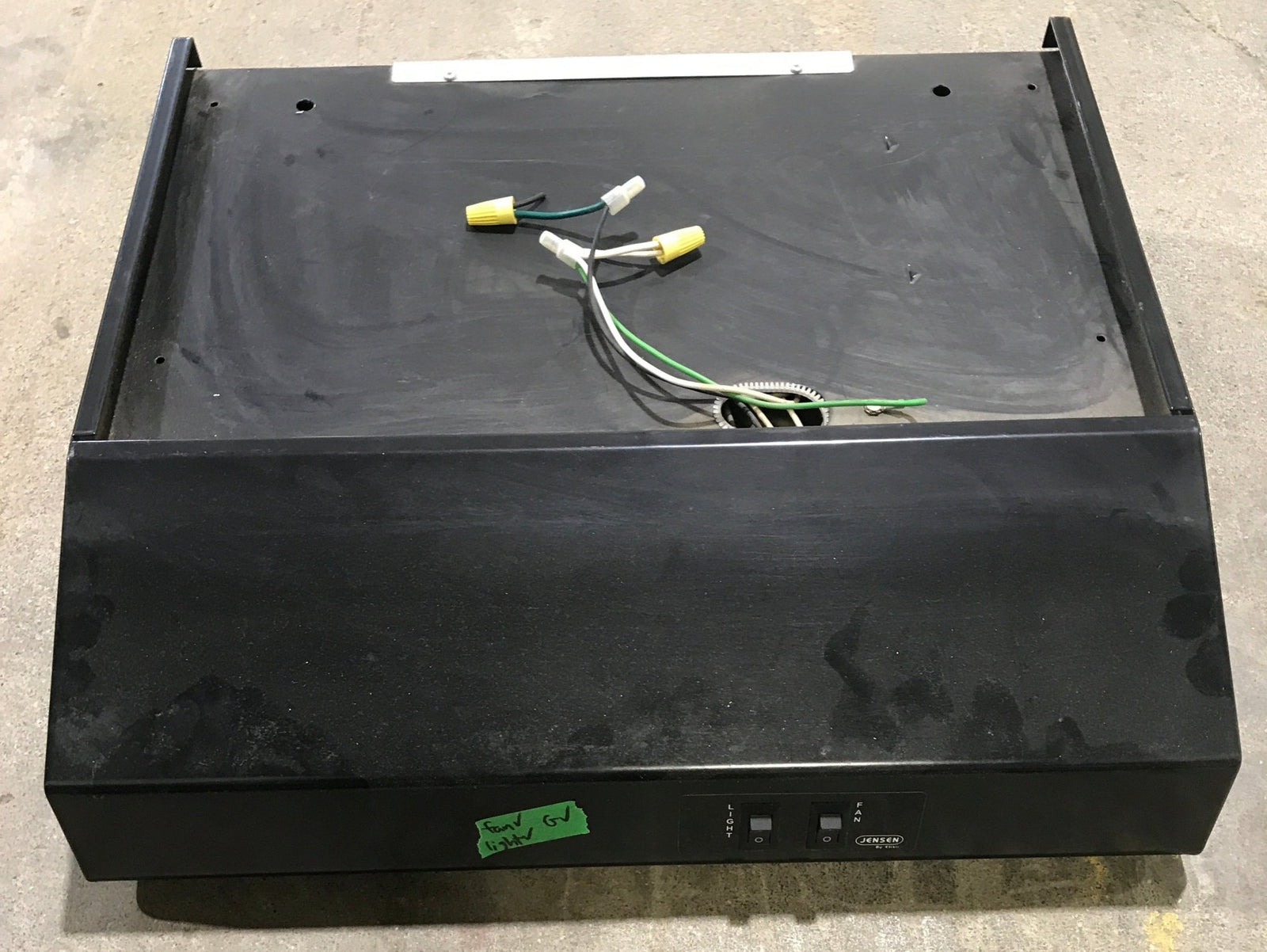 Used Jensen RV Range Hood Fan With Tank Monitor 63 - 210 - 05 - Young Farts RV Parts