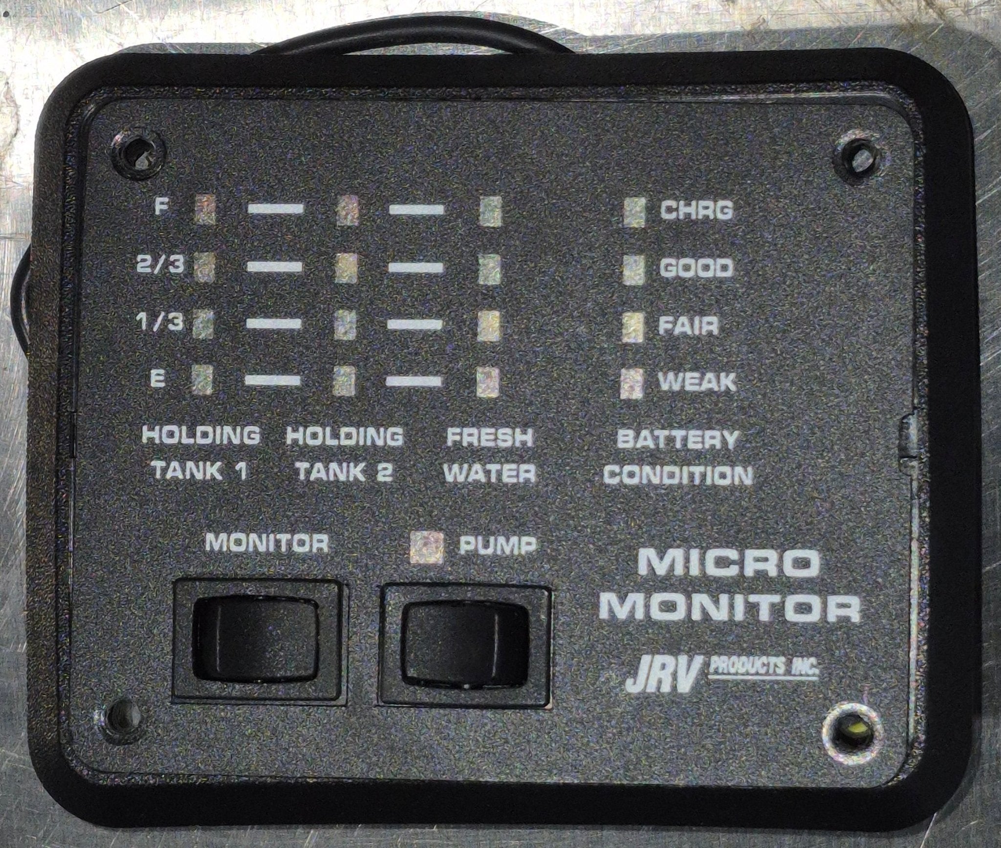 Used JRV Tank Monitor System Panel - Young Farts RV Parts