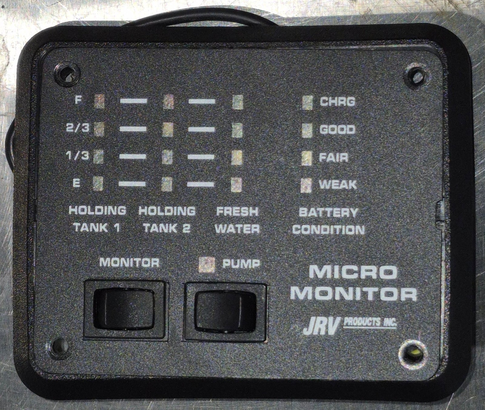 Used JRV Tank Monitor System Panel - Young Farts RV Parts