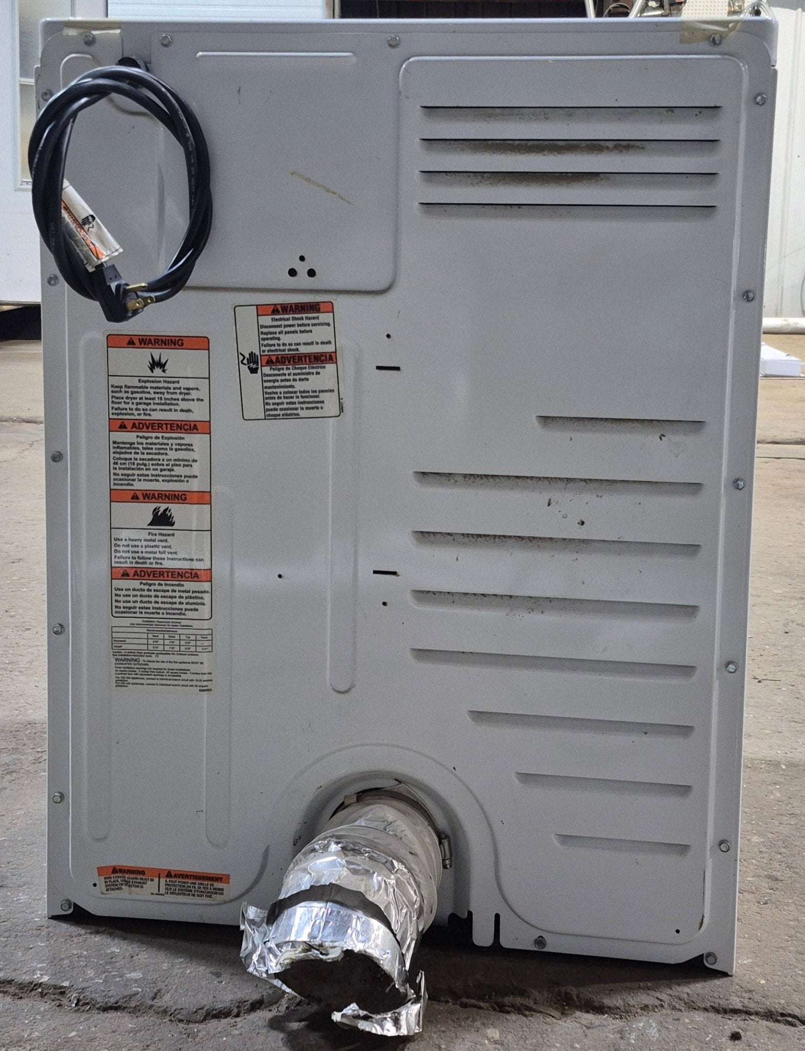 Used Kenmore RV Dryer - 110.89722990 - Young Farts RV Parts