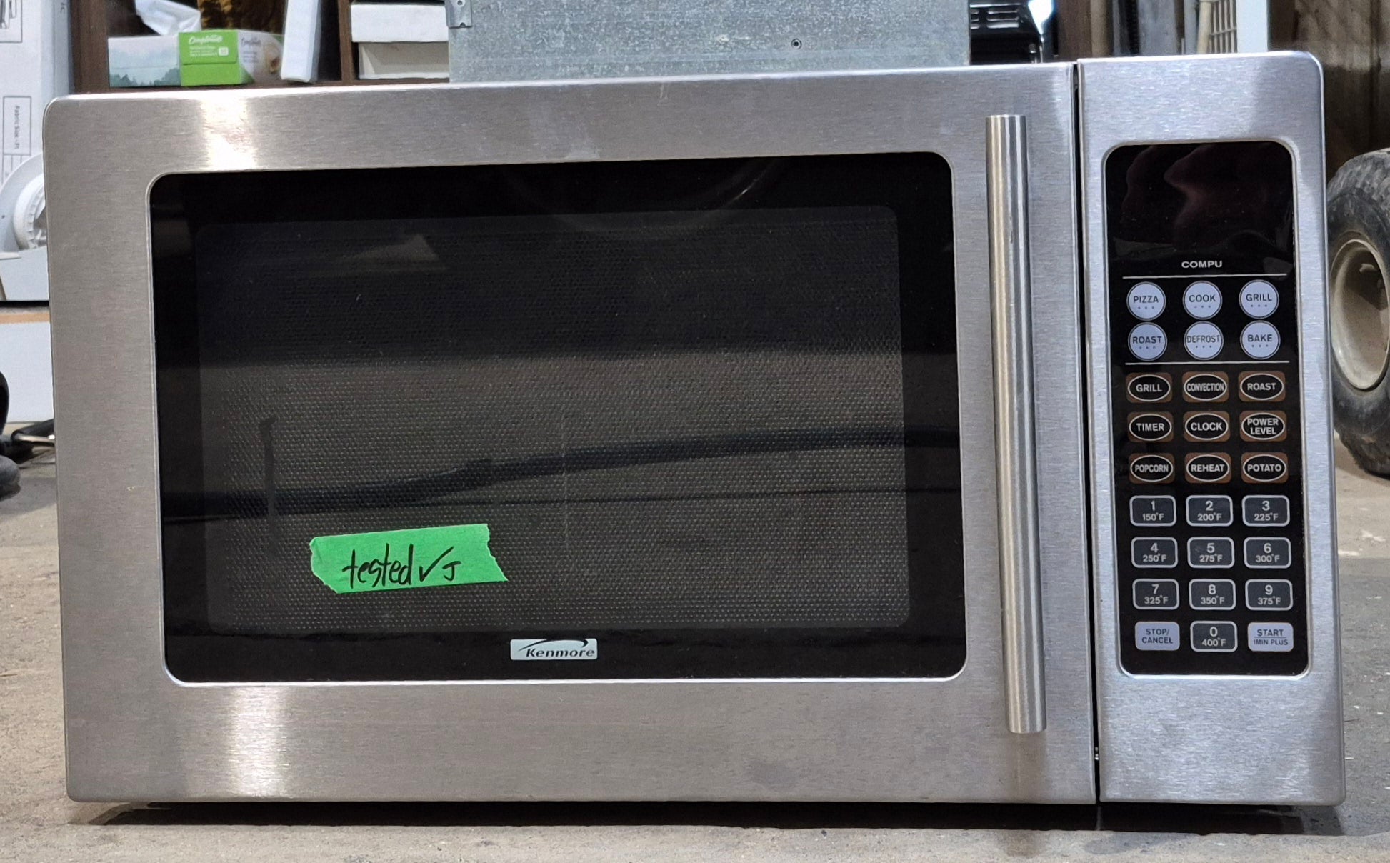 Used Kenmore RV Microwave 20 3/4" W x 12" H x 19" D - Young Farts RV Parts