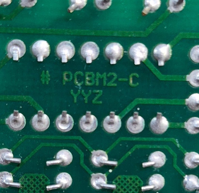 Used KIB Micro Monitor Front Panel, White - SUBPCBM2 - PCBM2 - C - YYZ - Young Farts RV Parts