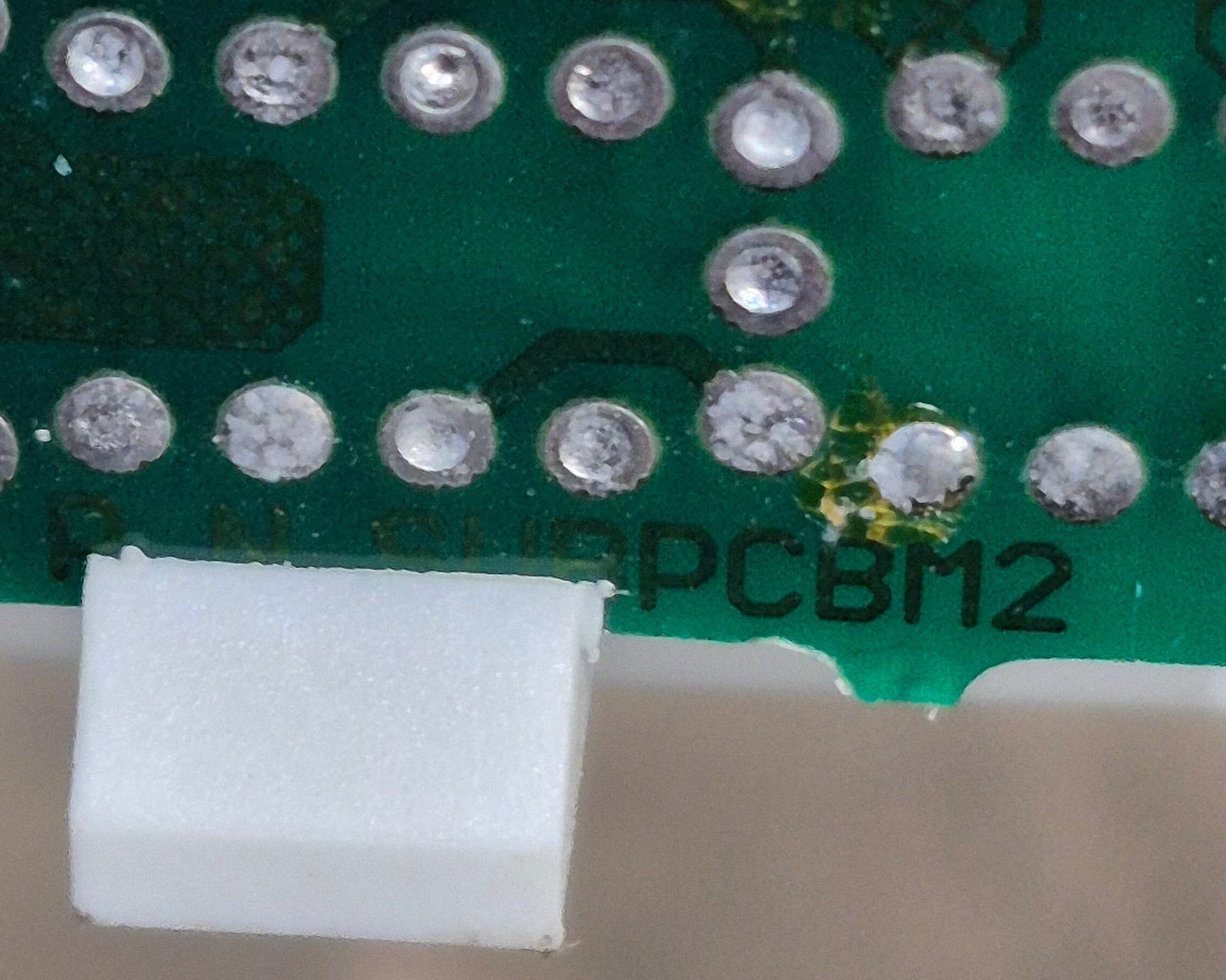 Used KIB Micro Monitor Front Panel, White - SUBPCBM2 - PCBM2 - C - YYZ - Young Farts RV Parts