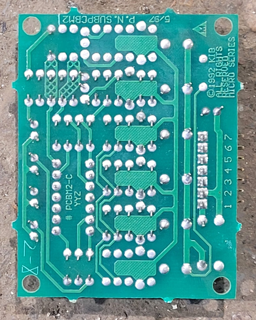 Used KIB Micro Monitor Replacement Circuit Board SUBPCBM2 - Young Farts RV Parts