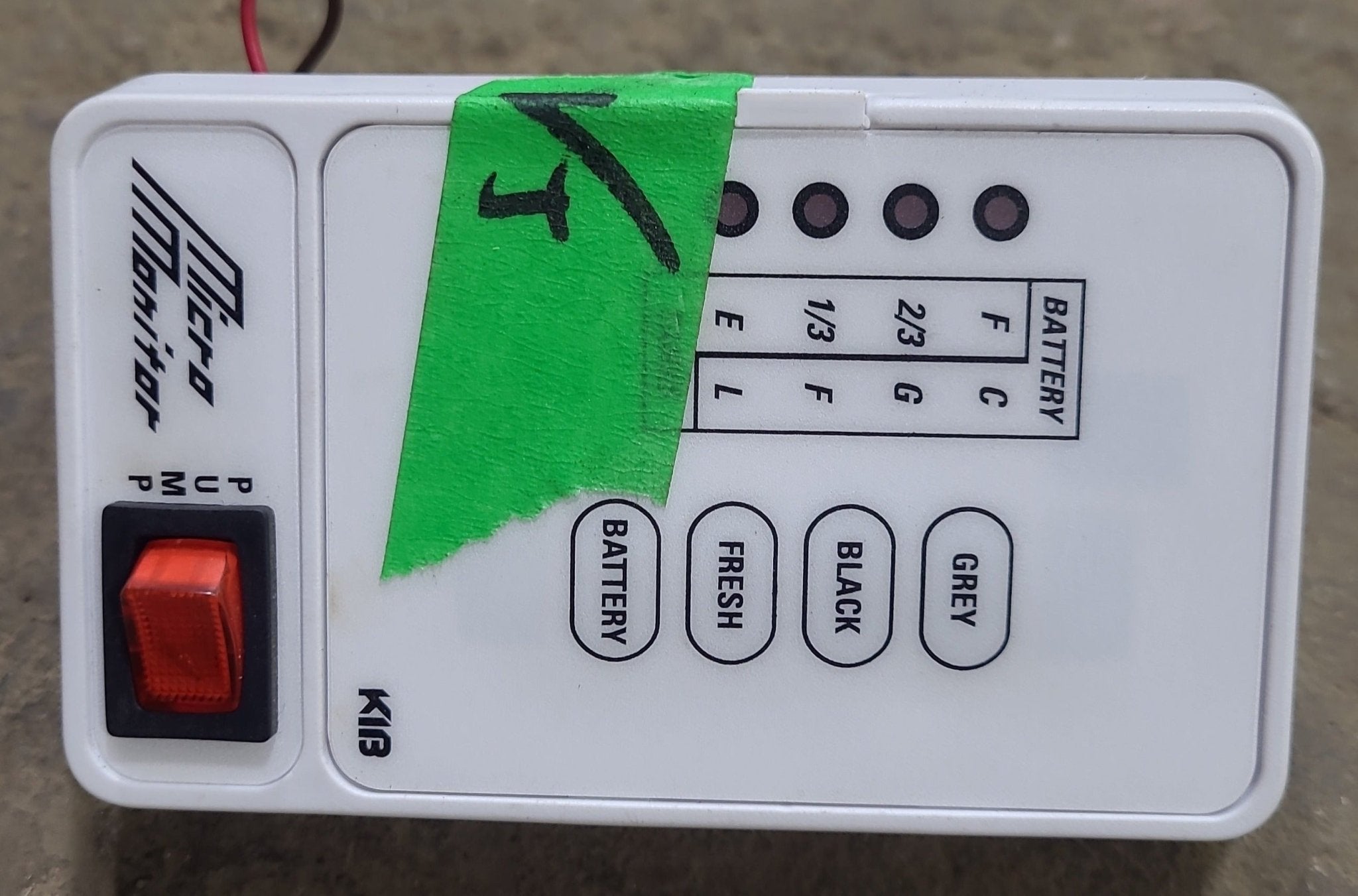 Used KIB Micro Monitor SUBPCBM2 - PCBM2 - C - YYZ - White - Young Farts RV Parts