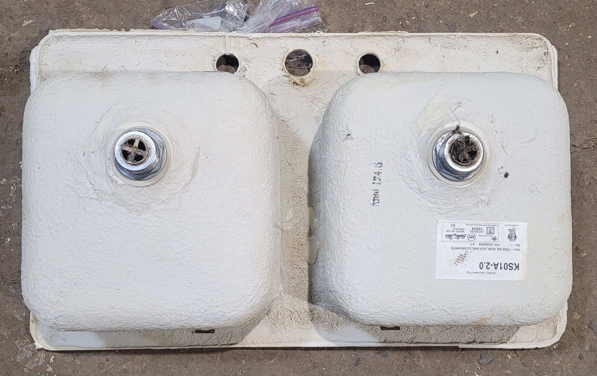 Used Kitchen Sink 28 3/4" X 17 1/2" - Young Farts RV Parts