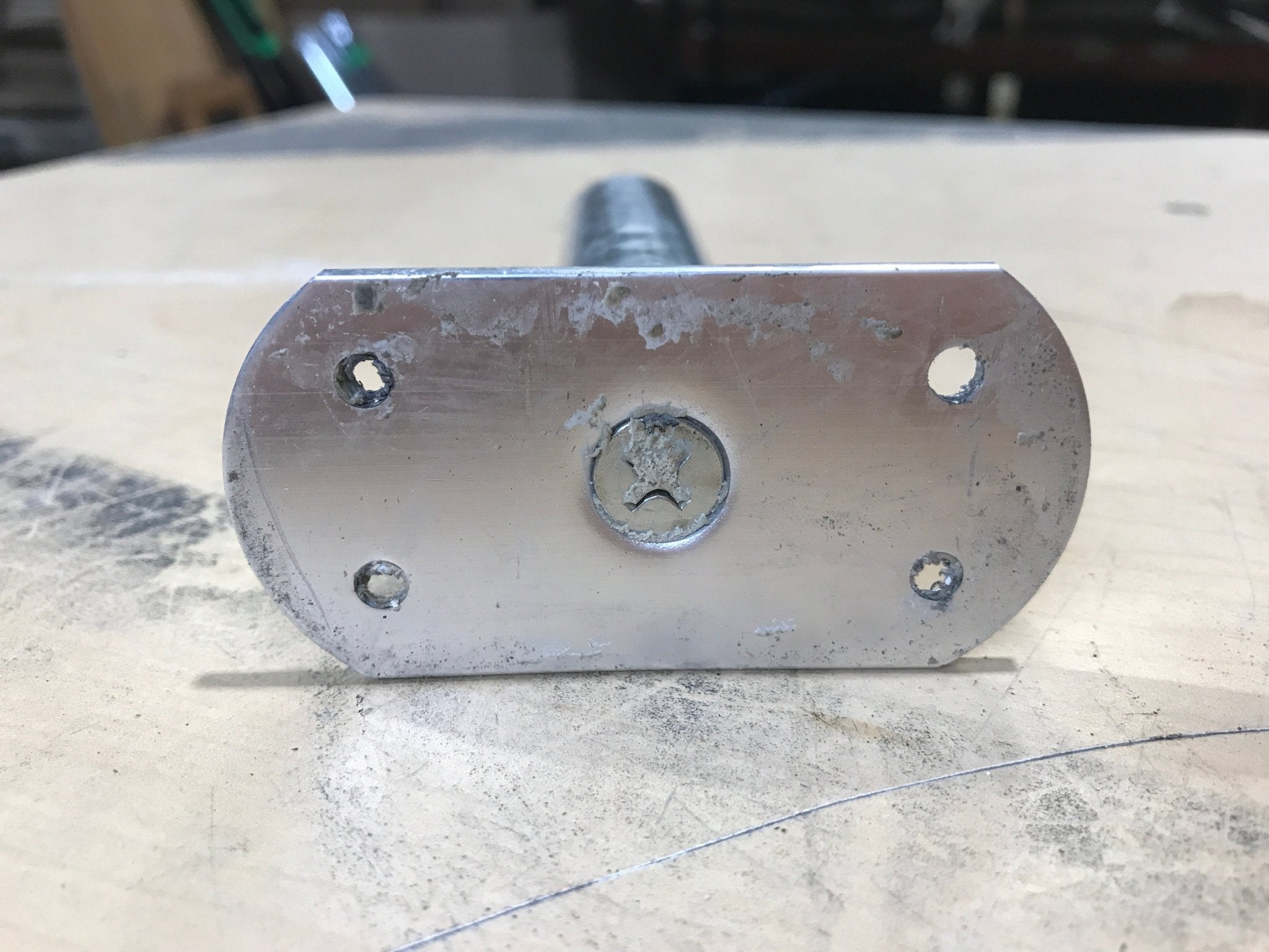 Used Ladder Standoff Assembly - 5 1/2" - Young Farts RV Parts