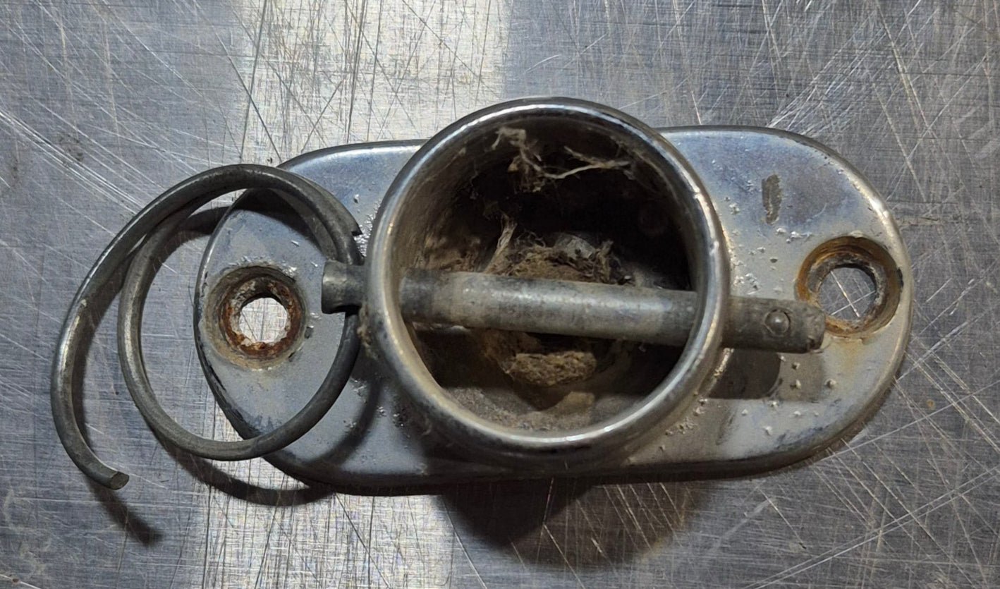 Used Ladder Standoff Assembly Base - 2 3/8" - Young Farts RV Parts