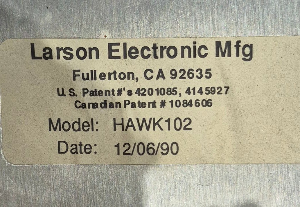 Used Larson Electronic Mfg. Control Panel - HAWK102 - Young Farts RV Parts