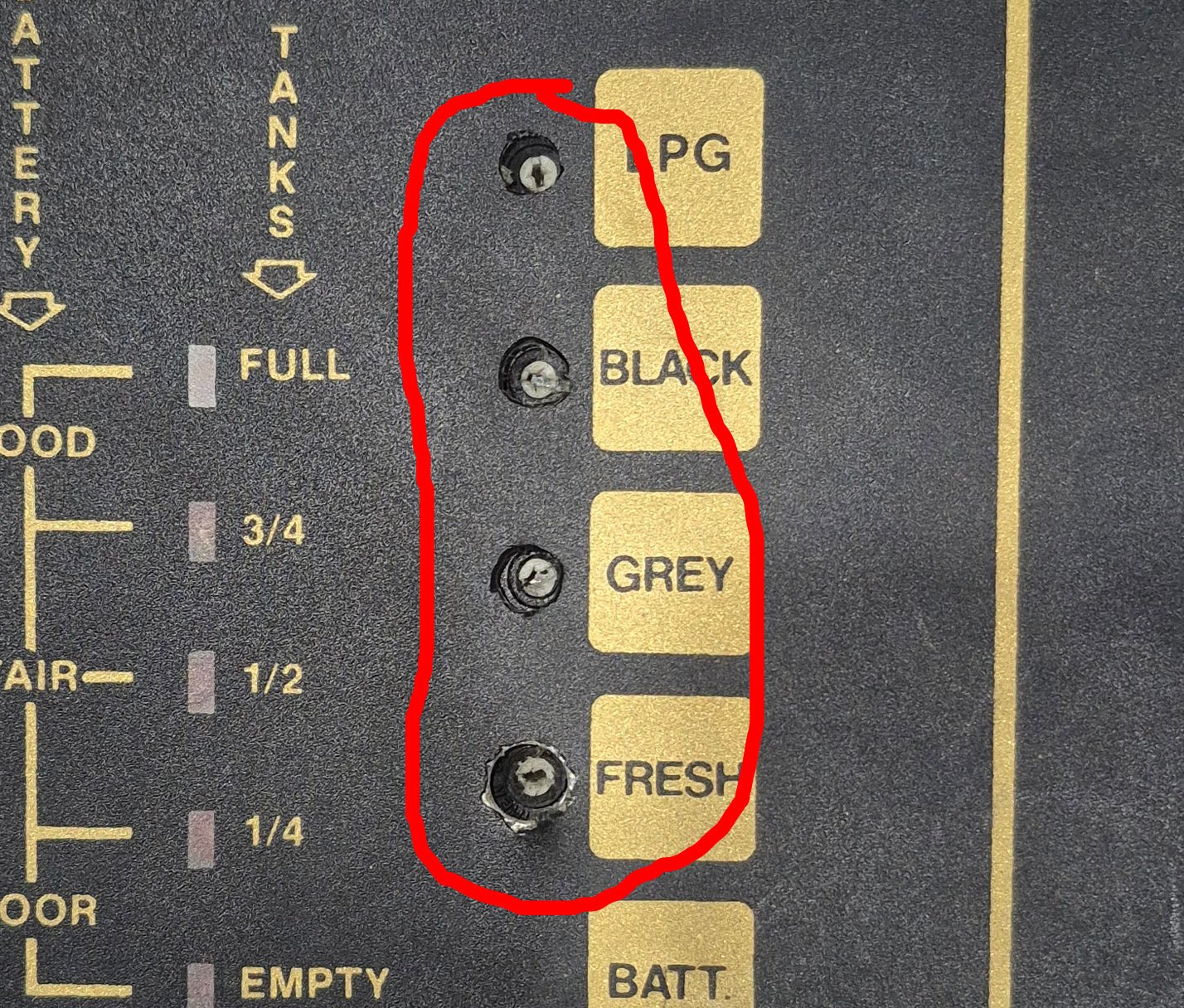 Used Larson Electronic Mfg. Control Panel - HAWK102 - Young Farts RV Parts