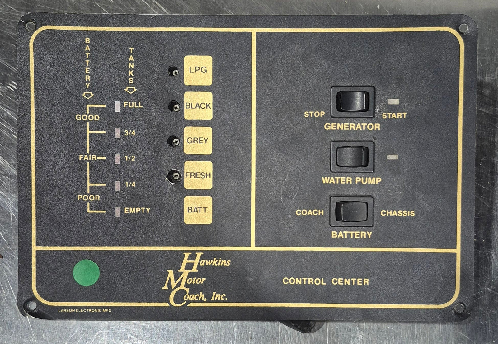 Used Larson Electronic Mfg. Control Panel - HAWK102 - Young Farts RV Parts