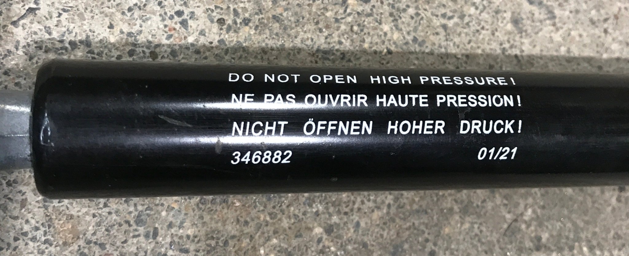 Used LCI Awning Arm Gas Strut 346882 - Young Farts RV Parts