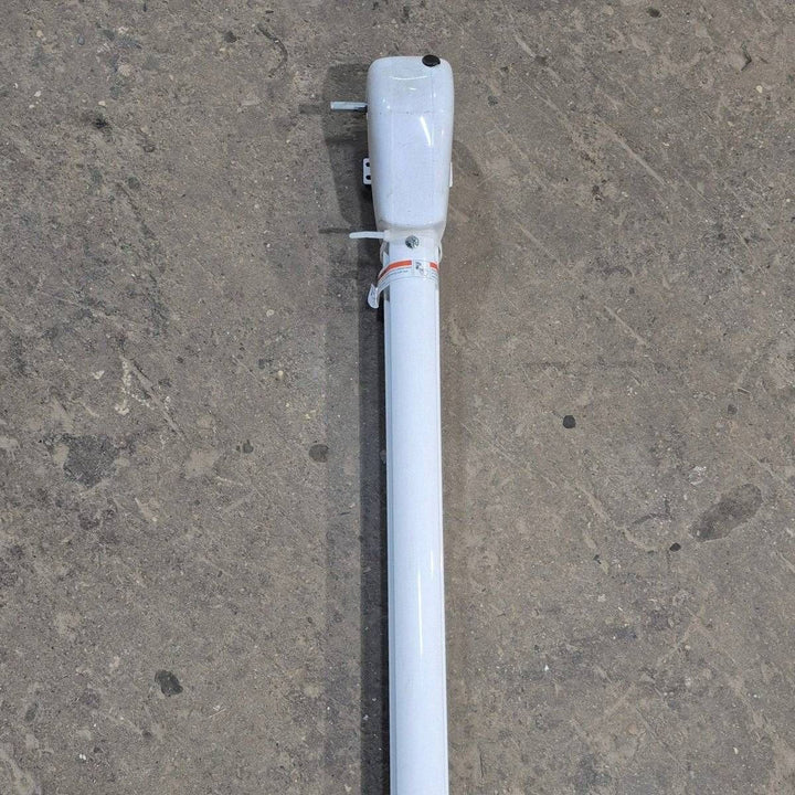 Used Lippert Awning Arm, Drive (Front), White, 59 1/2" - Solera Regal , 672049 (Drive Head) , 688366 (Arm Assembly) - Young Farts RV Parts