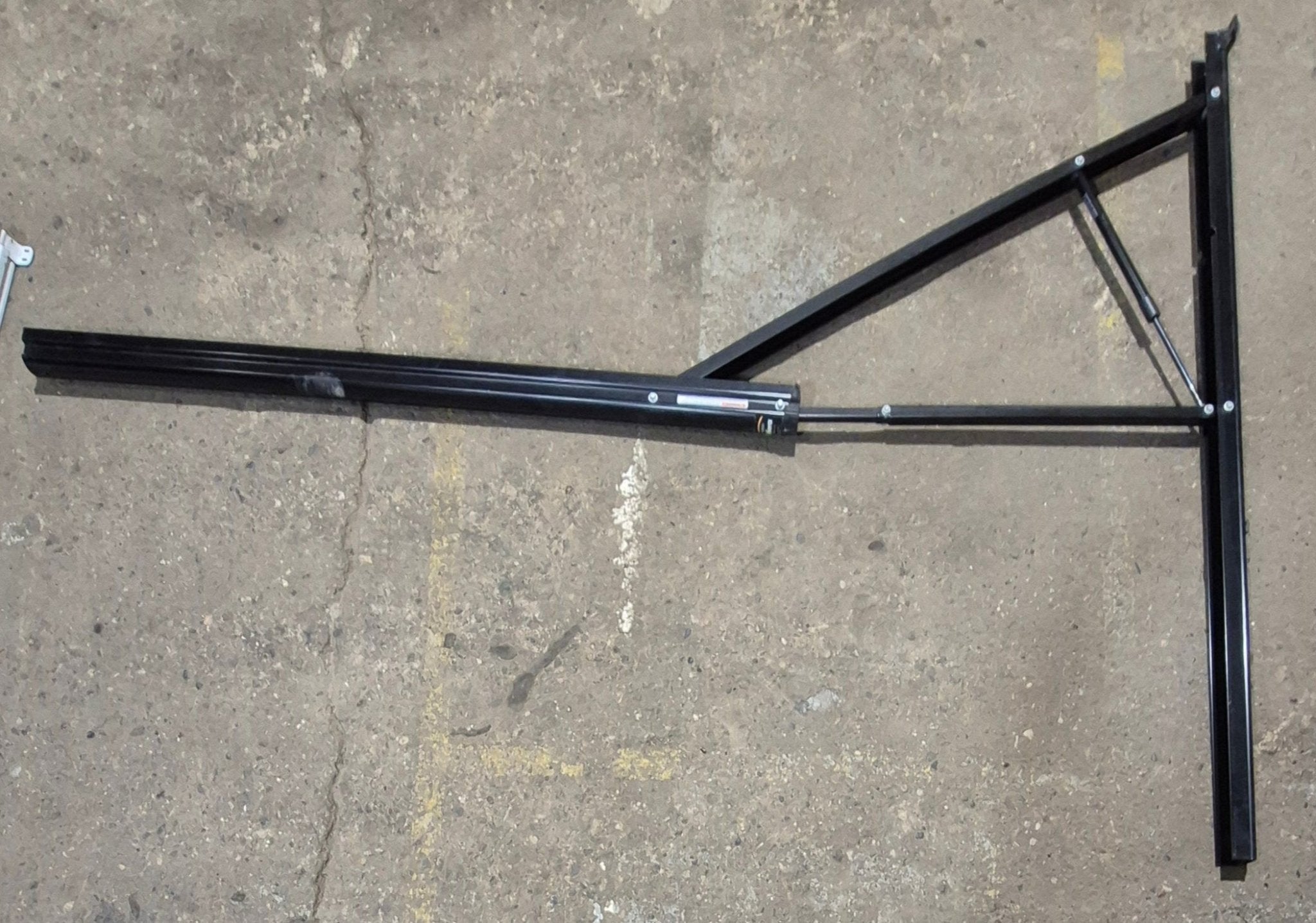 Used Lippert Solera 3000 Power Awning Arm, LH Idler (Non - Power Side) Short, 58 1/2", Pitched - 295743 - Young Farts RV Parts