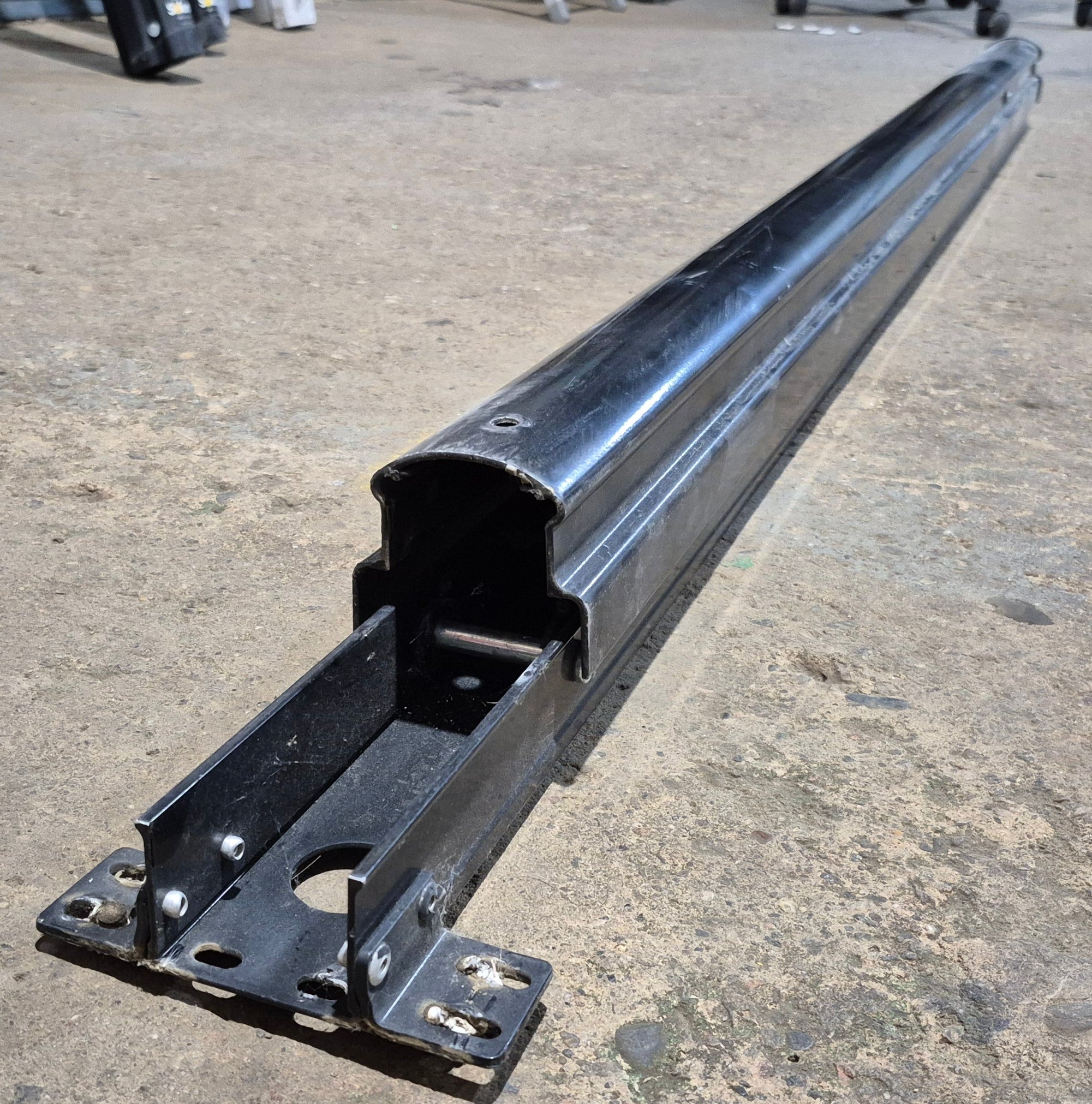 Used Lippert Solera 3000 Power Awning Arm, LH Idler (Non - Power Side) Tall, 64", Pitched - 266169 - Young Farts RV Parts