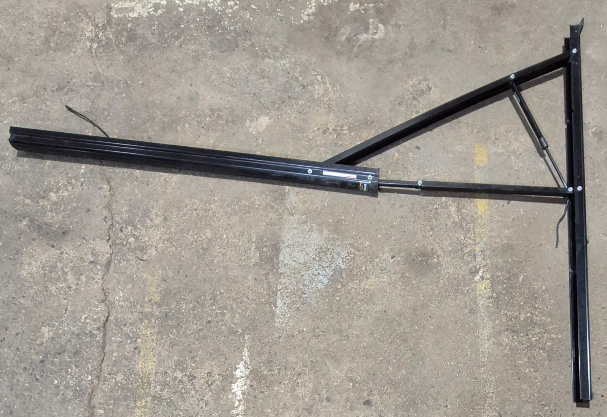 Used Lippert Solera 3000 Power Awning Arm, RH Motor (Power Side) Short, 58 1/2", Pitched - 295743 - Young Farts RV Parts