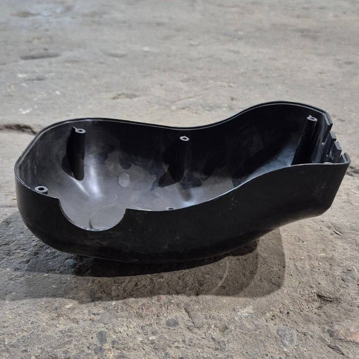 Used Lippert Solera Cover, Front Side, Idler/ Rear, Black - 289566 - Young Farts RV Parts