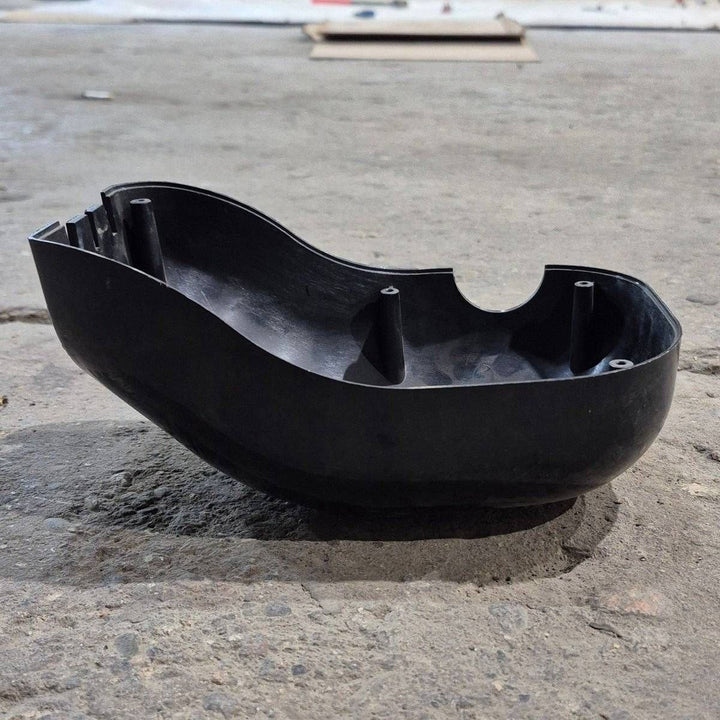 Used Lippert Solera Cover, Front Side, Idler/ Rear, Black - 289566 - Young Farts RV Parts