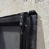 Used Lippert Toy Hauler Patio Wall Armor System Screen Door, Left Side - 82 1/4" X 47 5/8" - Young Farts RV Parts