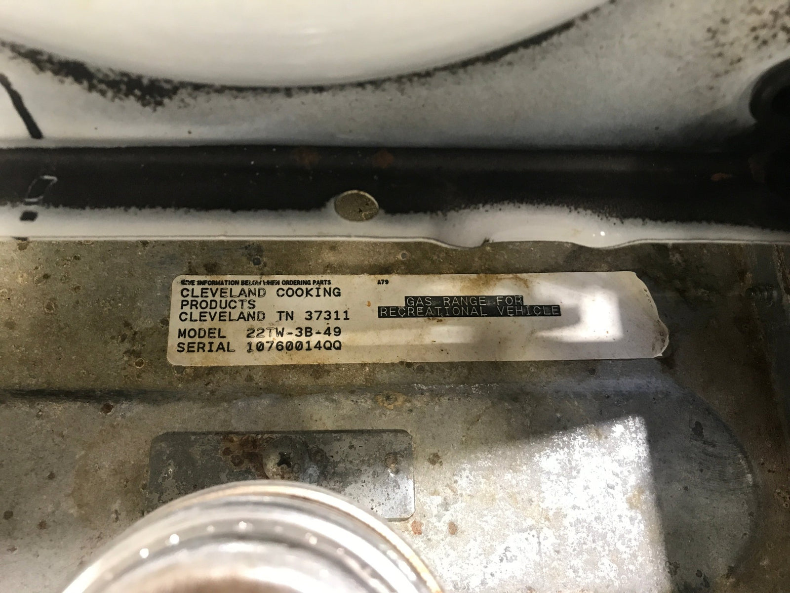 Used Magic Chef 3 Burner RV Range / Cooktop 22TW - 3B - 49 - Young Farts RV Parts