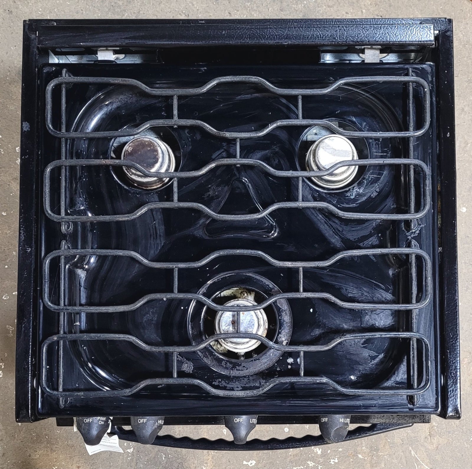 Used Magic Chef 3 Burner RV Range / Cooktop - Young Farts RV Parts