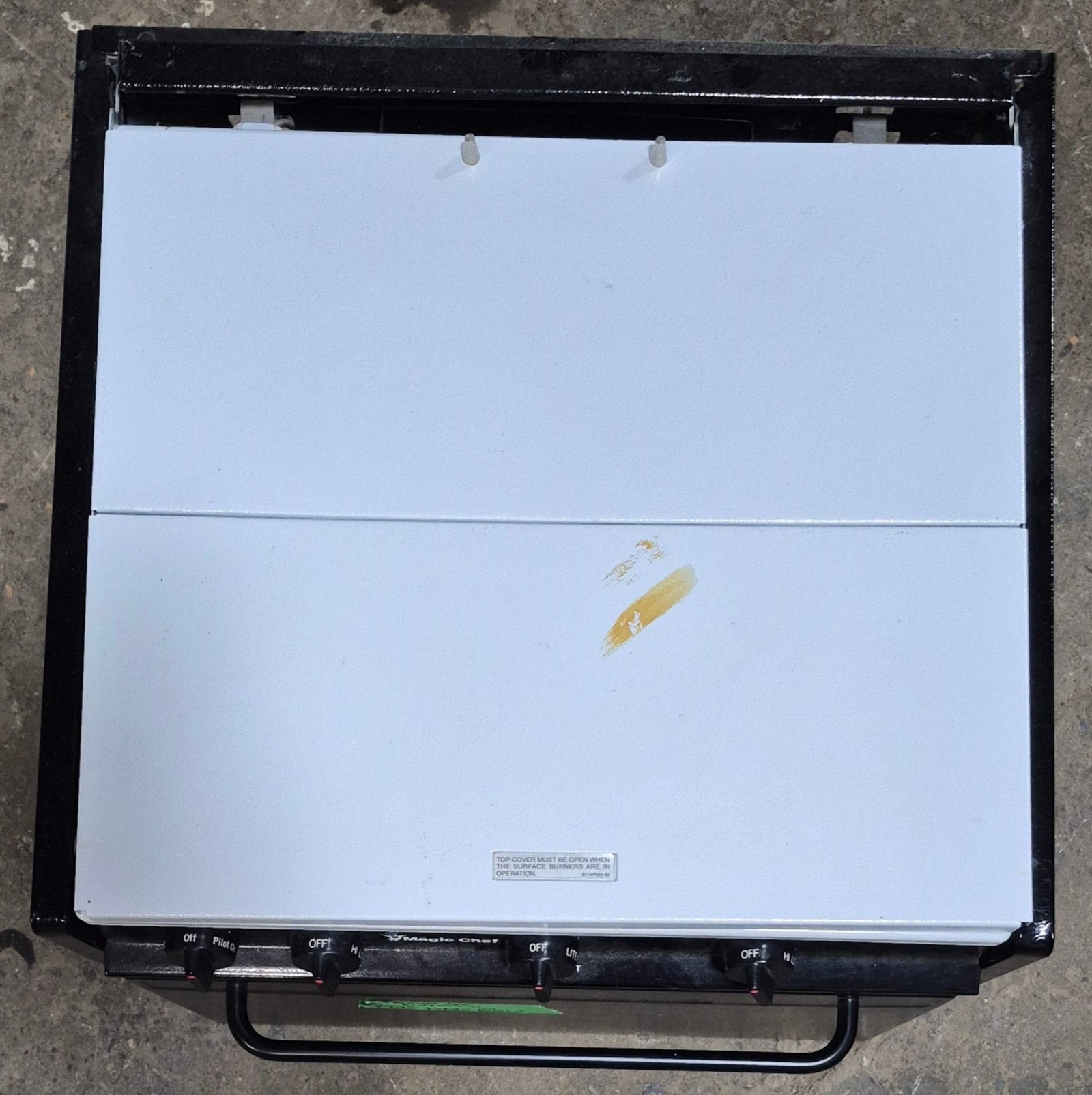 Used Magic Chef 3 Burner RV Range / Cooktop - CLY1631BDH - Young Farts RV Parts