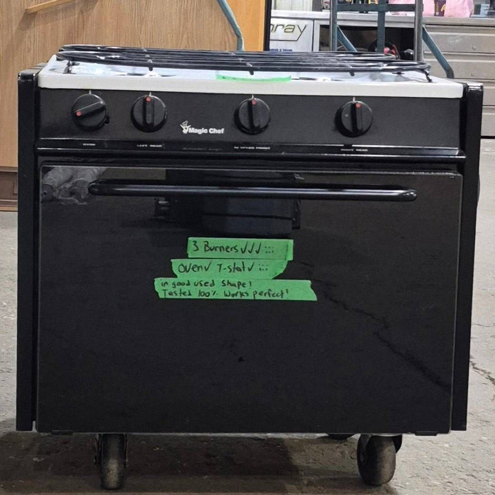Used Magic Chef 3 Burner RV Range / Cooktop - CLY1641BDH - Young Farts RV Parts