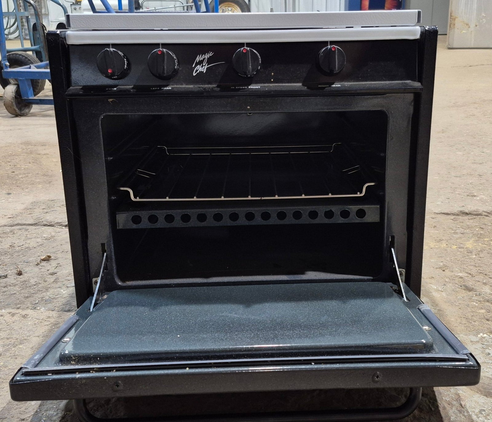 Used Magic Chef Range Stove 3 - Burner 16 5/8