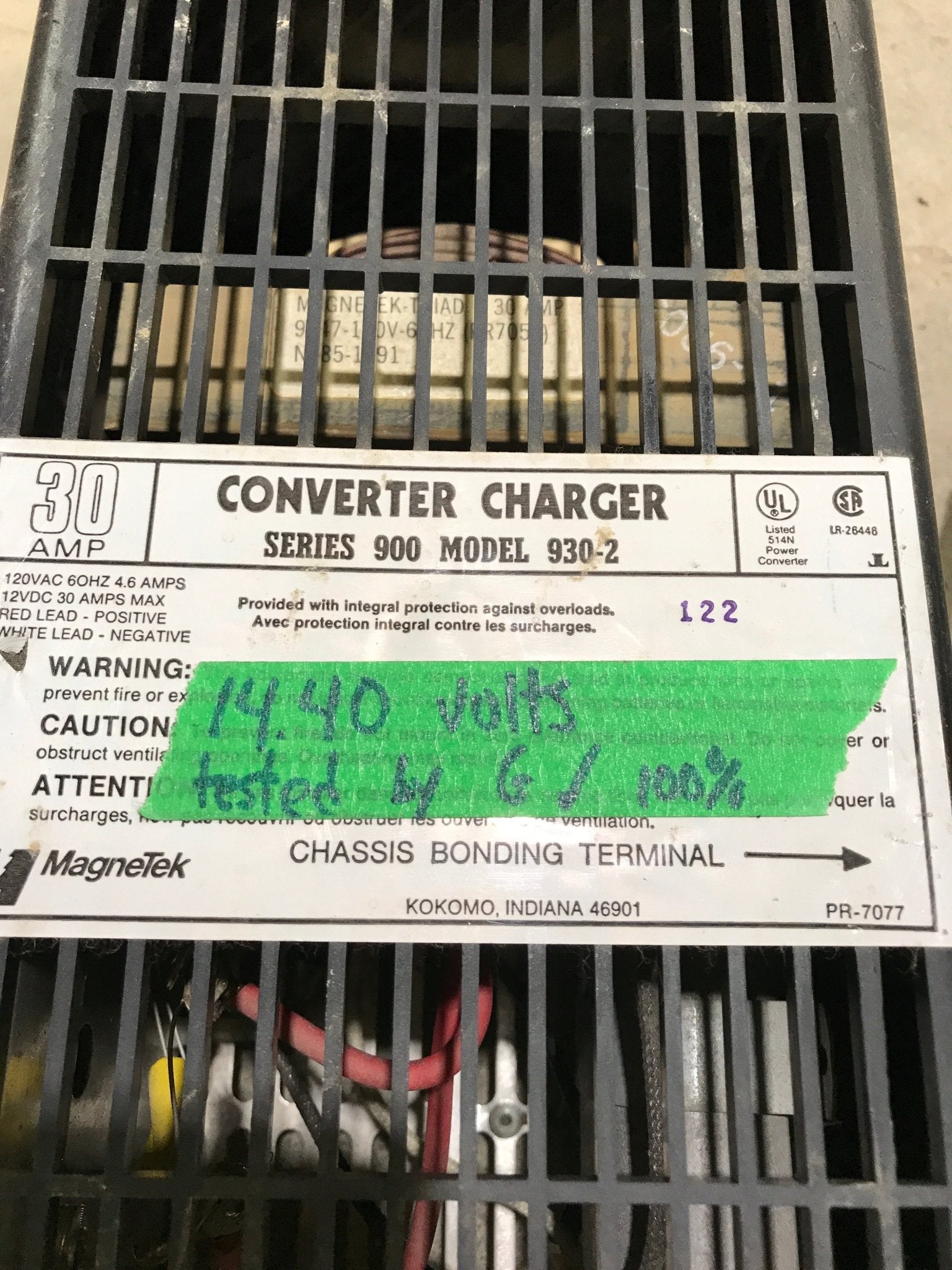 Used MAGNETEK 30 AMP Converter Charger 930 - 2 - Young Farts RV Parts
