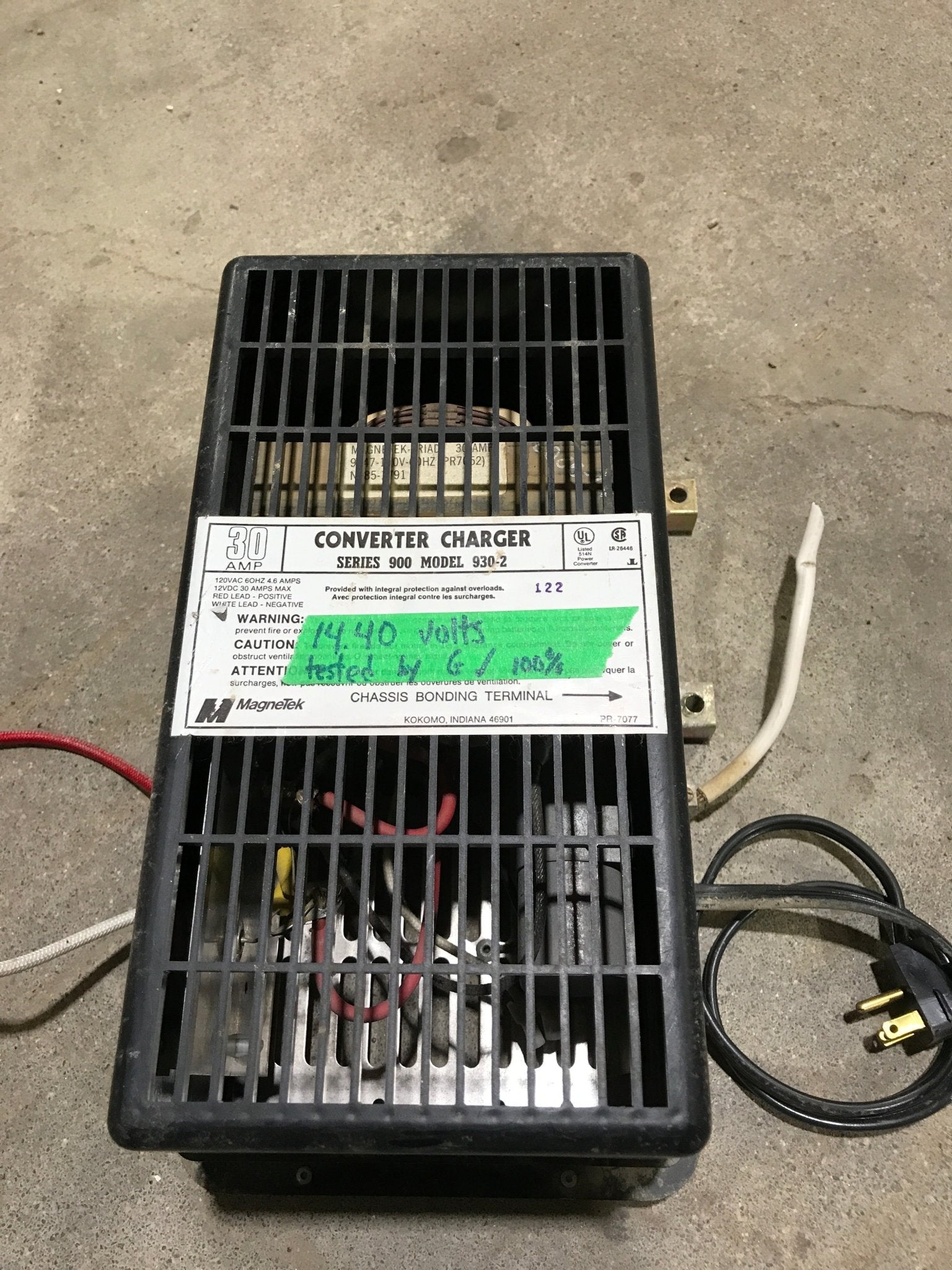 Used MAGNETEK 30 AMP Converter Charger 930 - 2 - Young Farts RV Parts
