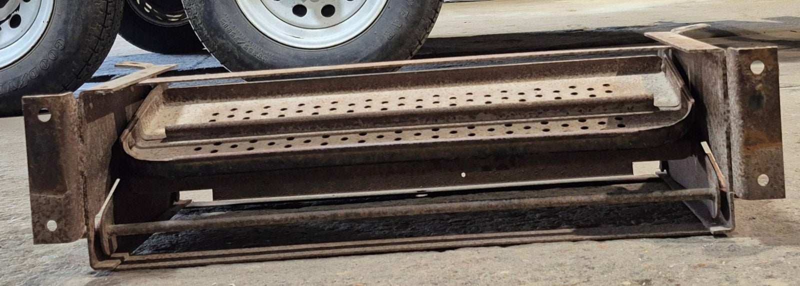 Used Manual Double Fold Step - Young Farts RV Parts